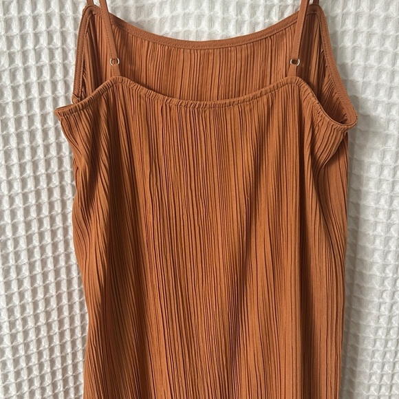 Madewell Goldie Dress In Plisse Sunset Haze Women’s Size 0 - Picture 11 of 13
